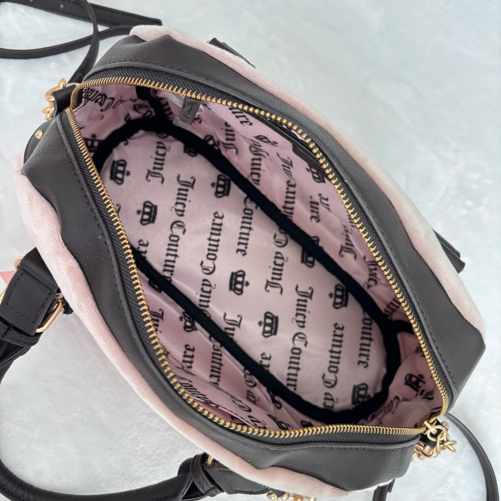 JUICY COUTURE The Key To Juicy Pink Satchel Handbag--NWT - Picture 11 of 15